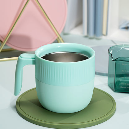 Coffee Mug With Lid - Mint Green