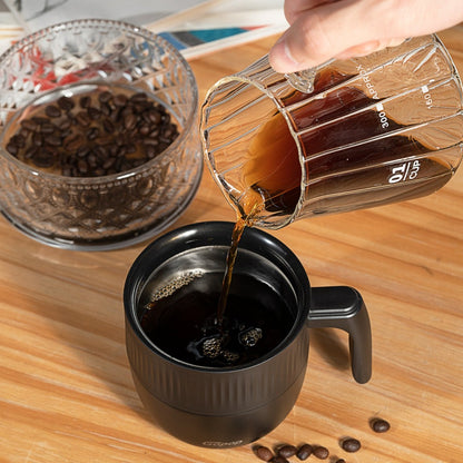Coffee Mug With Lid - Black