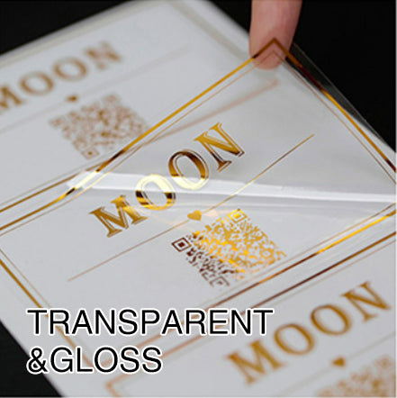 Custom Sheet Rectangle Stickers - Transparent Gloss