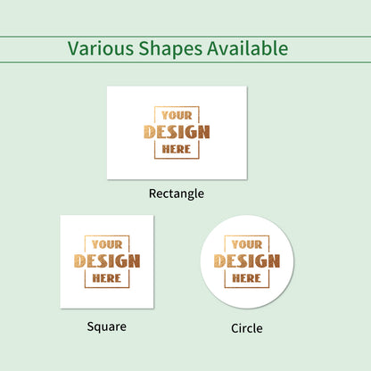 Custom Sheet Square Stickers - Transparent Matte