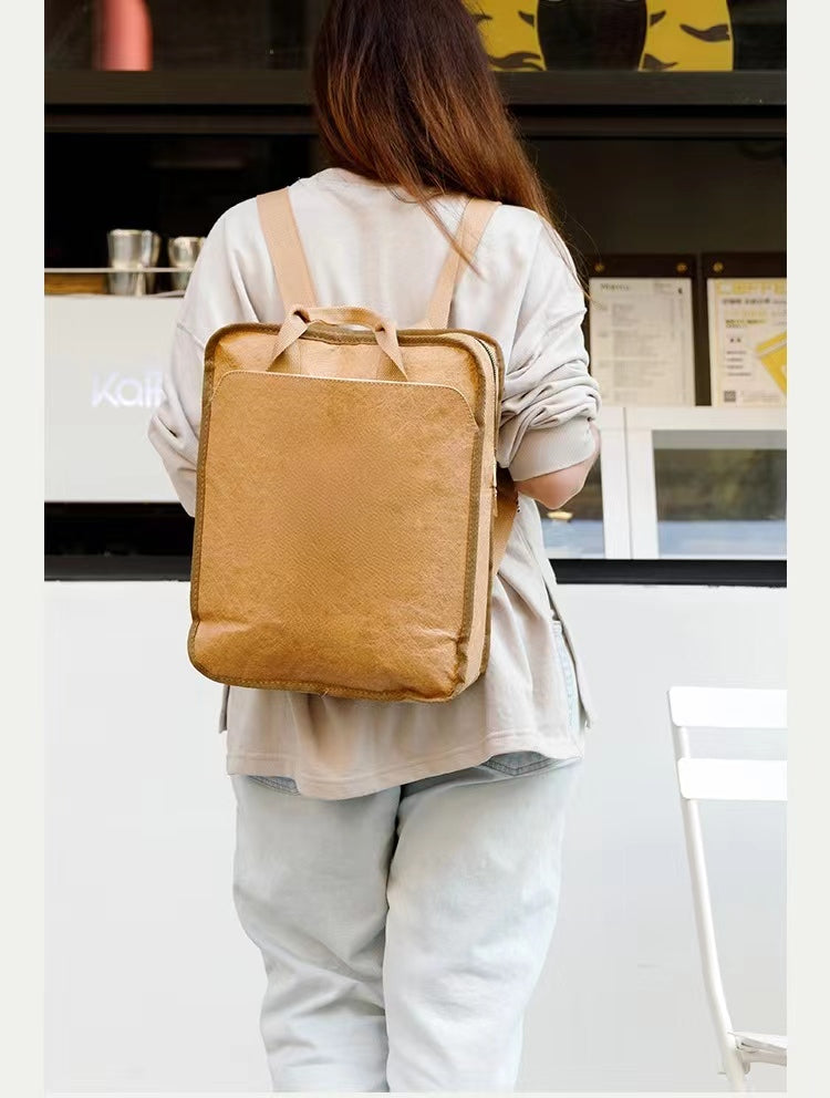 Tyvek paper Washed Kraft Paper Laptop Bag