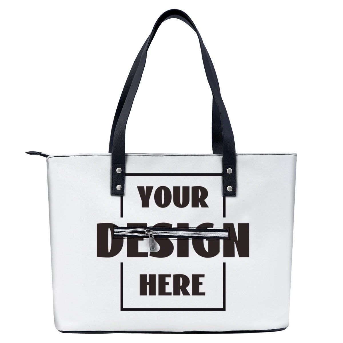 This tote bag can also have a zip added to the outside.