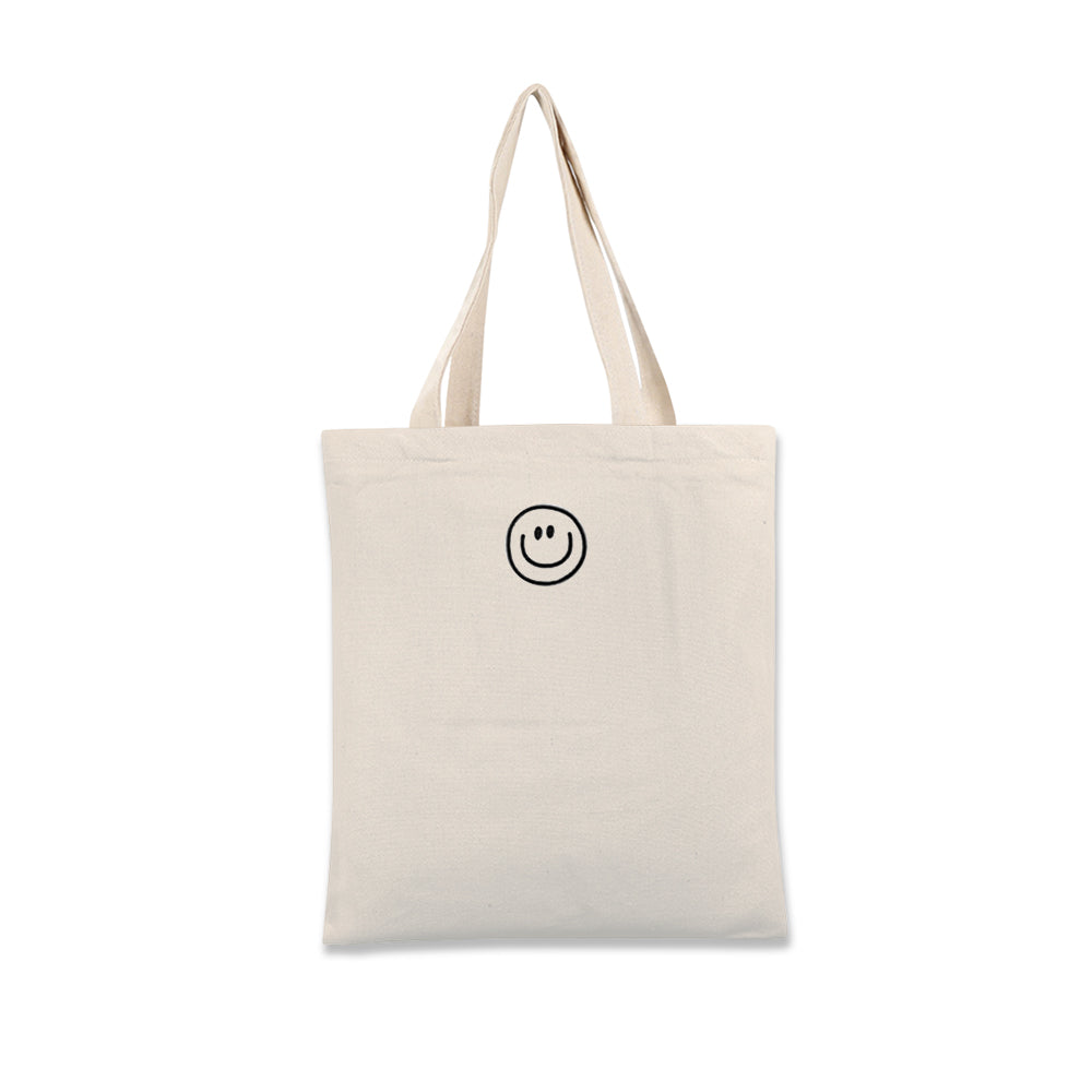 Smiley Face Canvas Bag