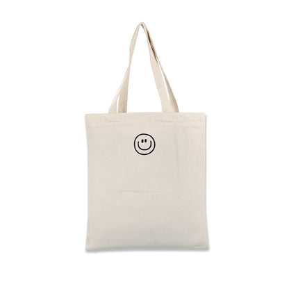 Smiley Face Canvas Bag