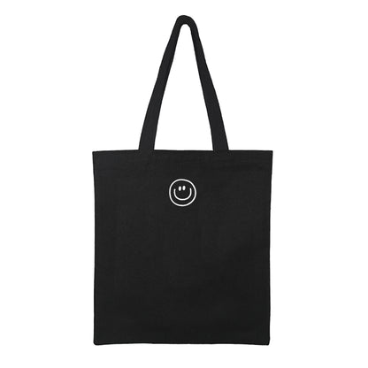 Smiley Face Canvas Bag