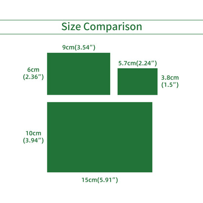 Custom Roll Rectangle Pearlescent Paper Labels