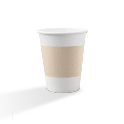 80/90mm Custom Printed Kraft Corrugated Paper Coffee Sleeves