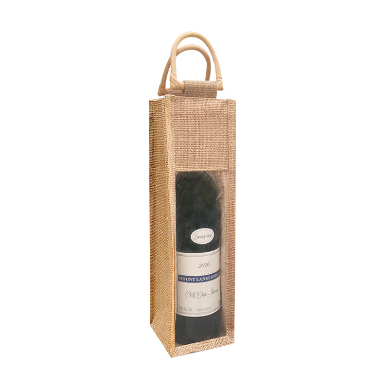 Hessian Wine Bag