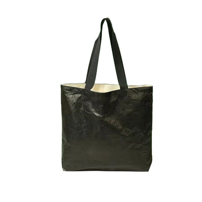 Custom Tyvek Tote Bags - Black