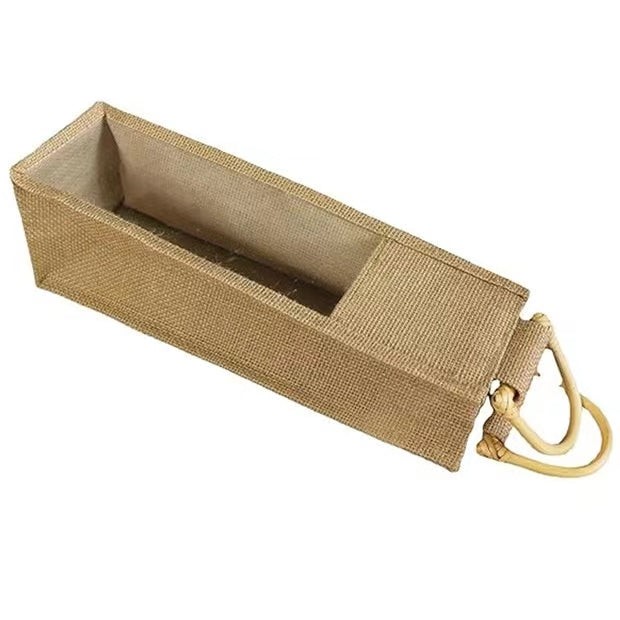 Hessian Wine Bag