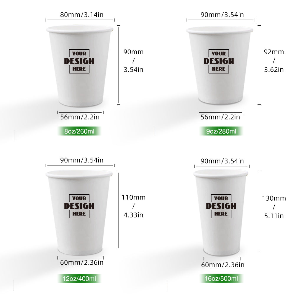 This is a sample picture of customised paper cups for your reference.