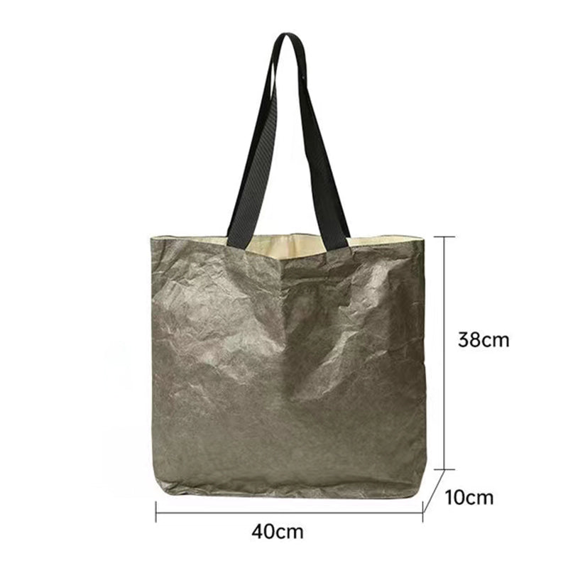 Custom Tyvek Tote Bags - Grey