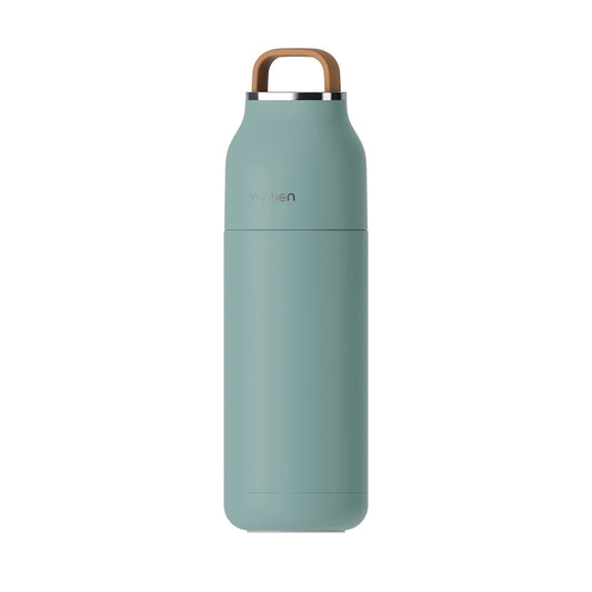 12oz Stainless Steel Portable Vacuum Bottle - Green