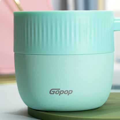 Coffee Mug With Lid - Mint Green