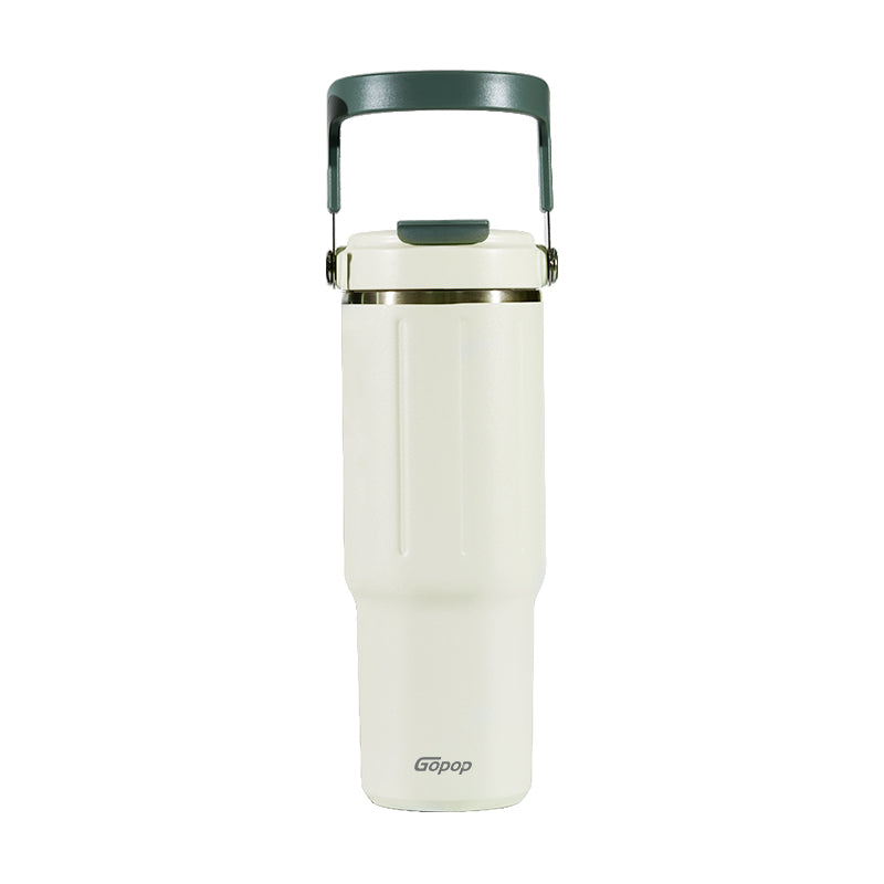 Stainless Steel Tumbler - White