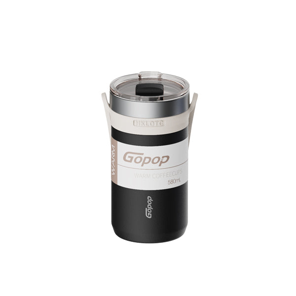 Macaroon Thermal Mug - Black